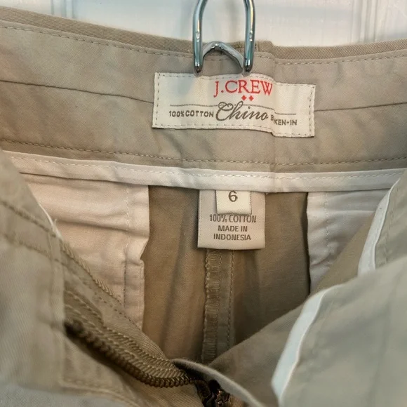 J. Crew Women's Tan Chino Shorts - Picture 5 of 5